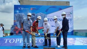 topping off tower kelima transpark juanda
